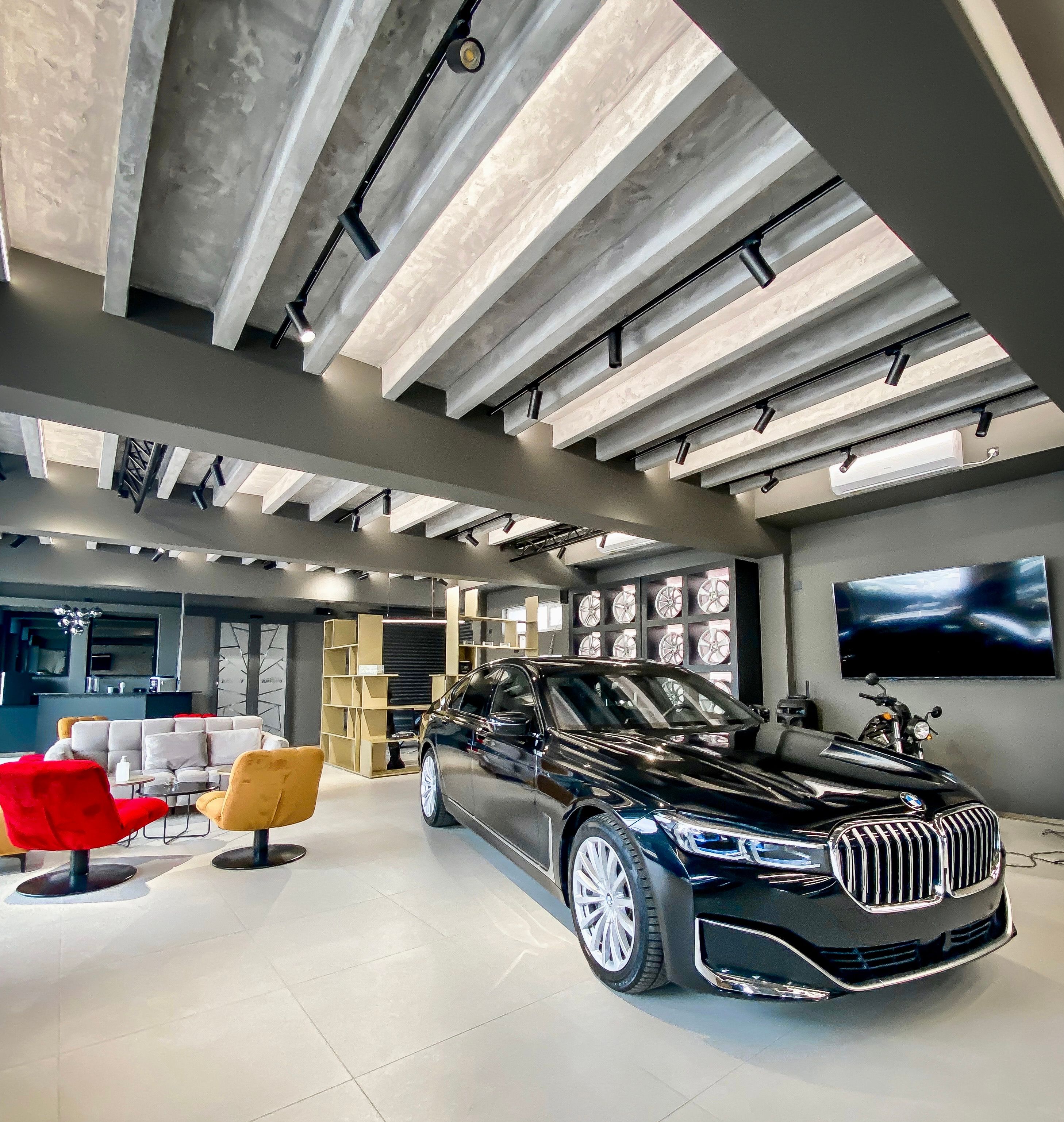Showroom or new-car handoff at a local dealership